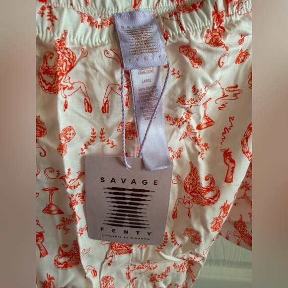 Savage X Fenty Ruffle Pajama Set - Picture 11 of 14